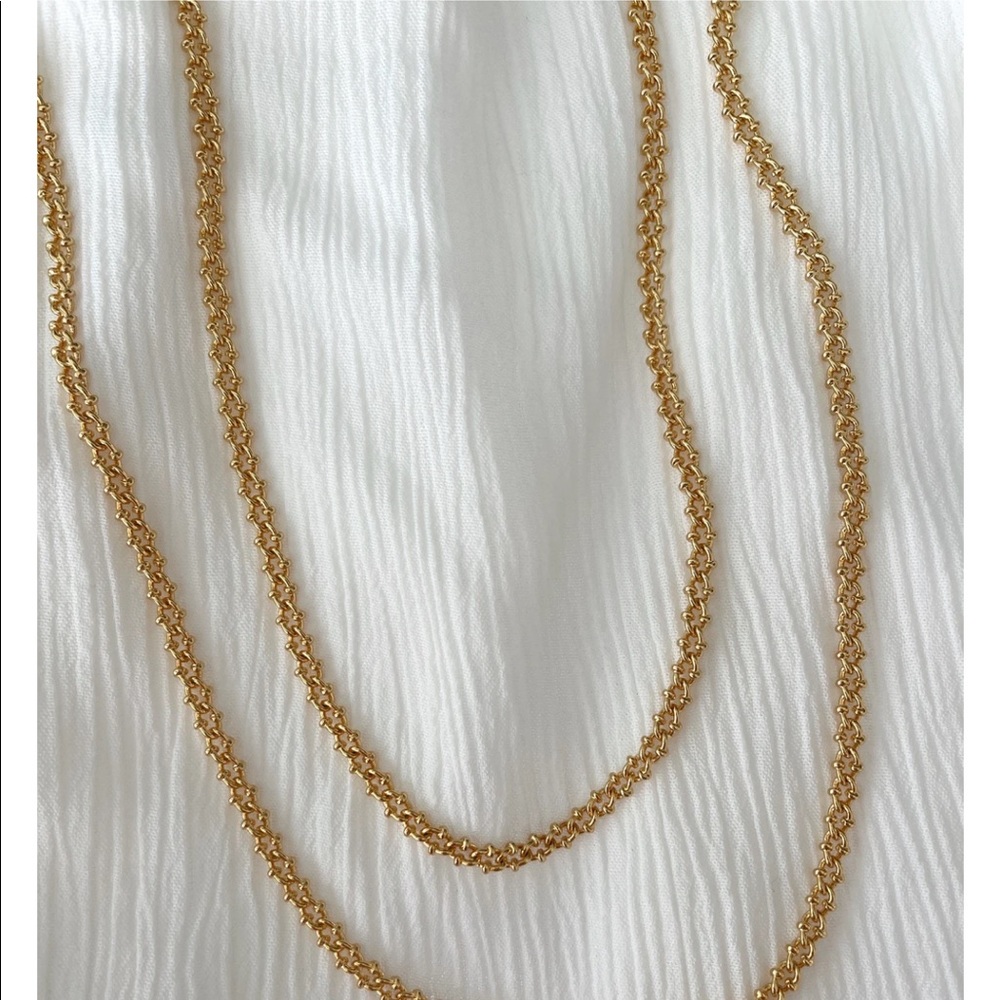 BRAND NEW layering gold necklace from ALV Jewels!